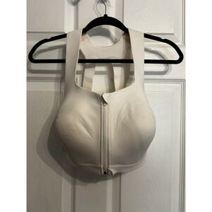 All In Motion Sports Bra 36DD High Support Sculpt Front Zip Moisture Wicking